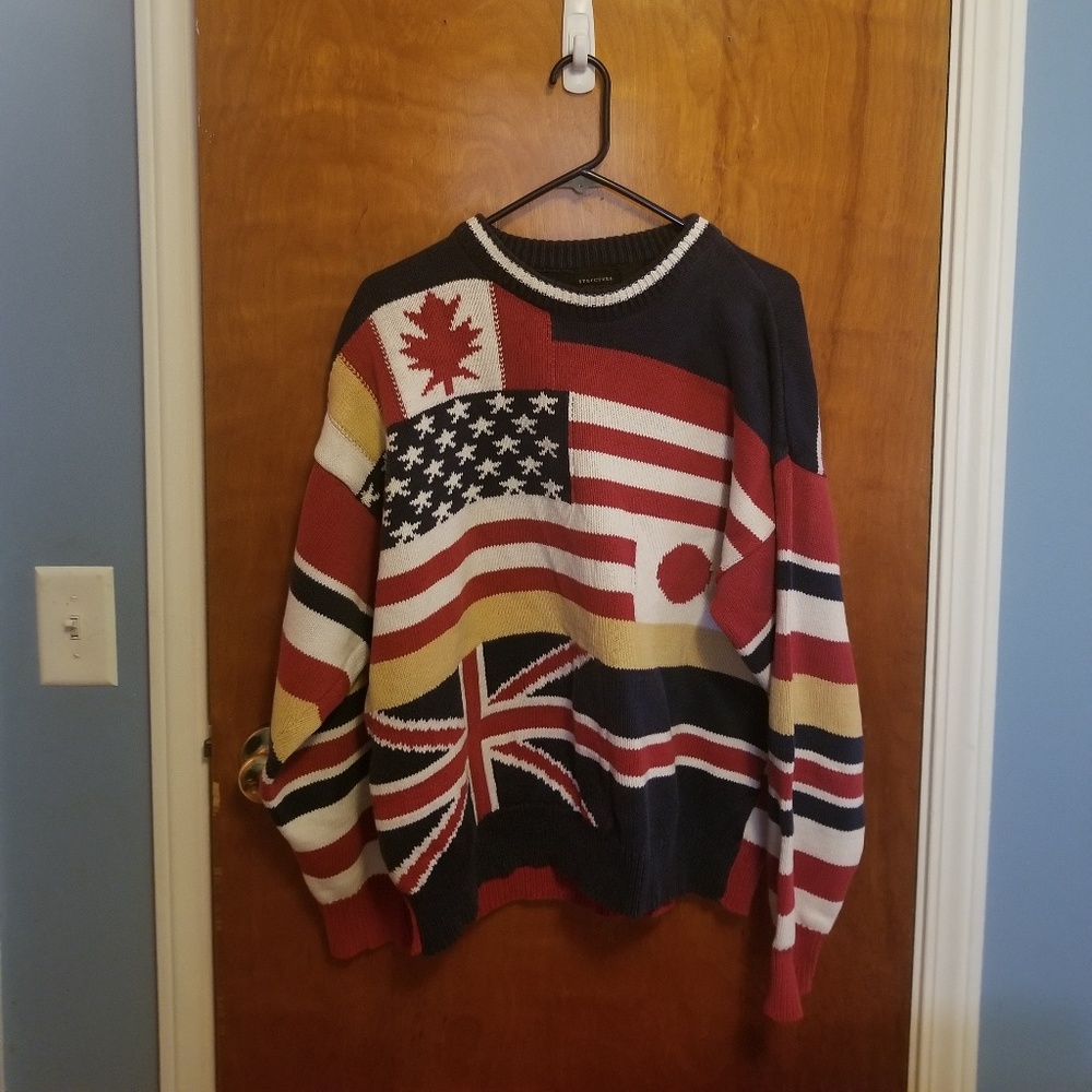 Structure Vtg Sweater Lg